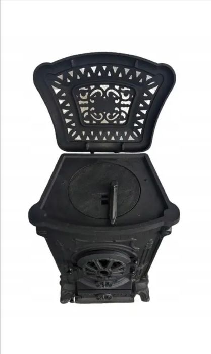 Чугунная печь камин Koza 9 кВт дрова  обогрев до 100 кв м