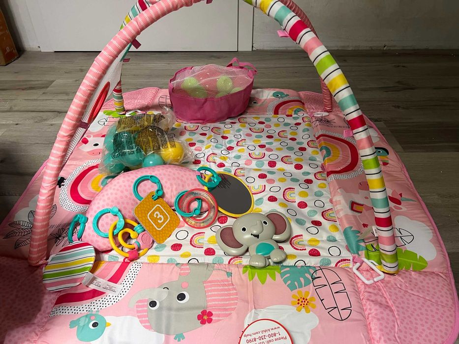 Mata edukacyjna 5w1 Bright Starts Your Way Ball Play – Basen z piłkami