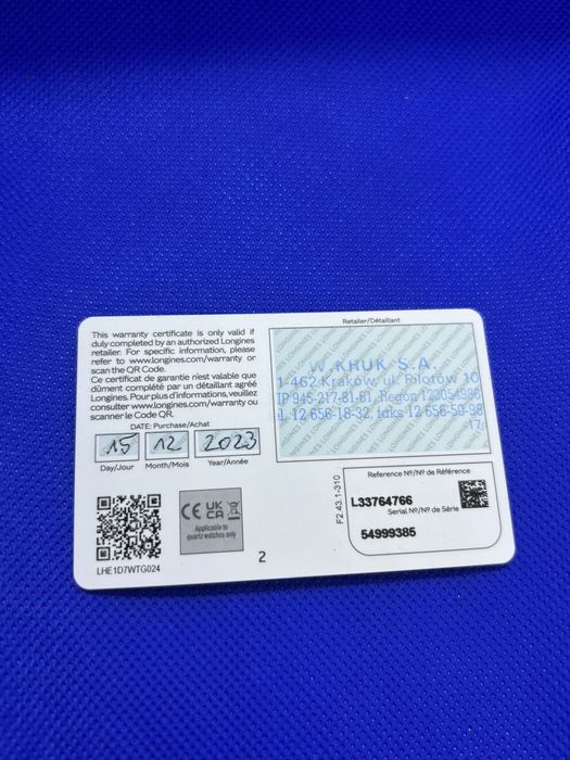 Zegarek damski Longines