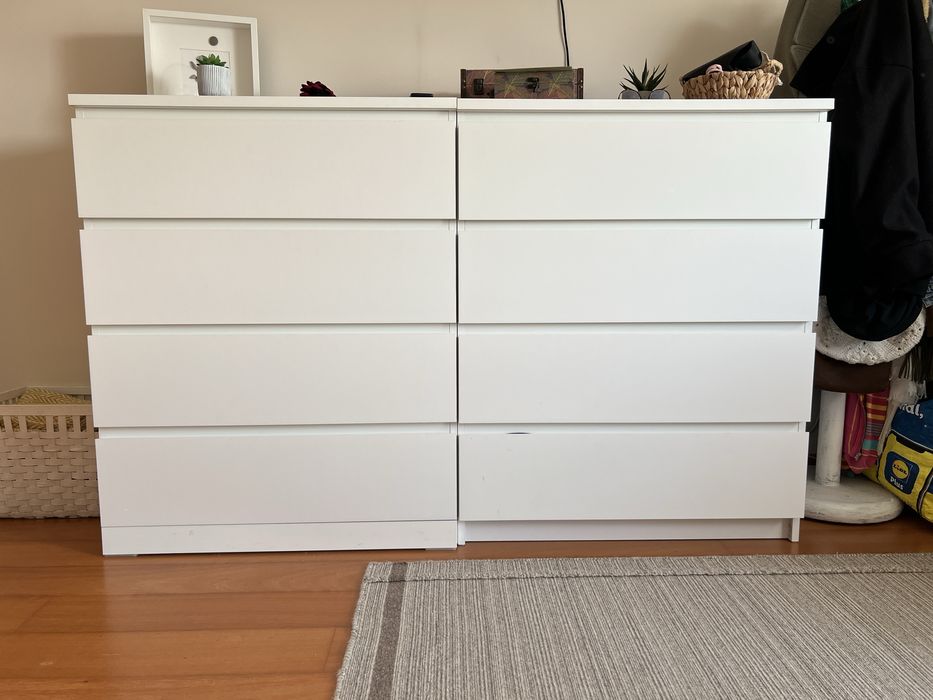 2 Cómodas Malm ikea