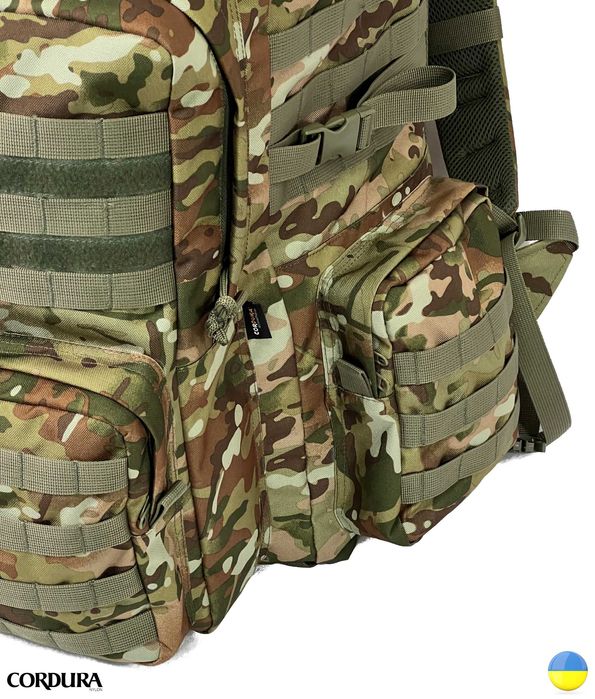 Тактичний рюкзак Cordura 95L Multicam з системою MOLLE-PW