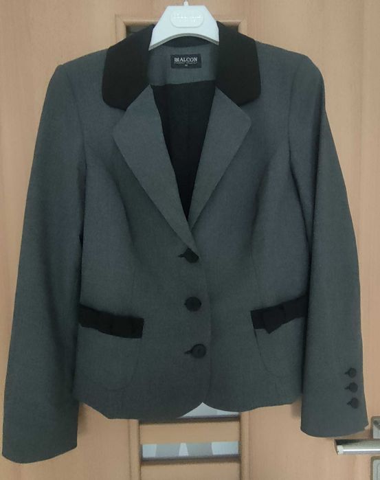 Marynarka damska czarno-szara rozm. 40