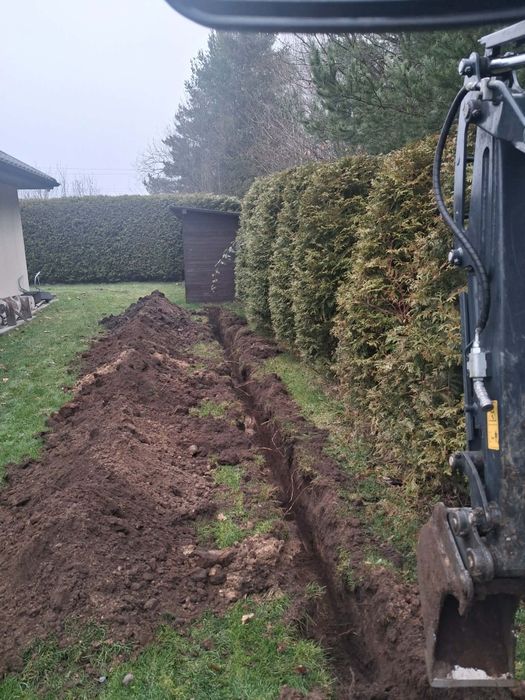 Usługi Koparko-Ładowarką Minikoparką Glebogryzarką Separacyjną Rębak