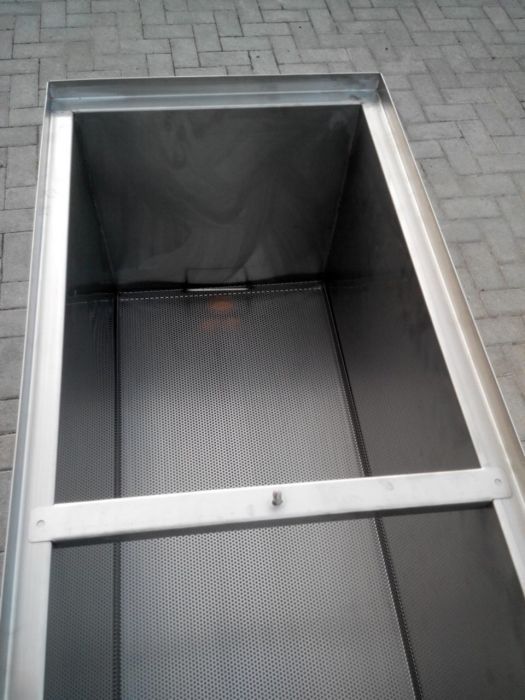 Tina inox desopercular 1580x450 mel apicultura Mesa