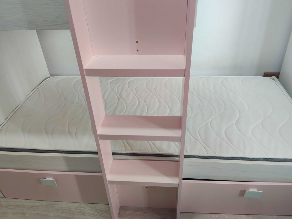 Beliche com dois colchões de 190*90