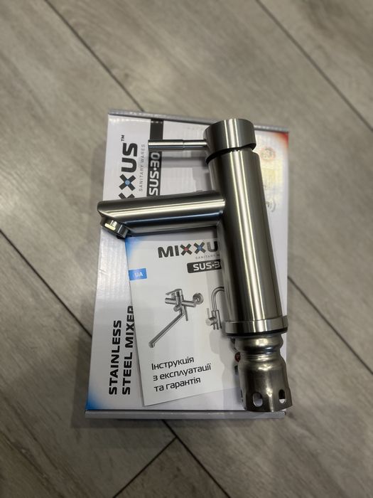 Mixxus (SUS304) | Одноважільний змішувач для умивальника | нержавійка