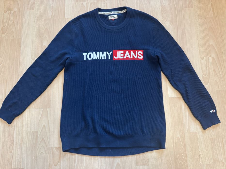 Meski sweter Tommy Jeans, granat, rozm L/XL
