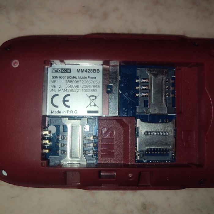 Telefon dla seniorów Maxcom MM428BB