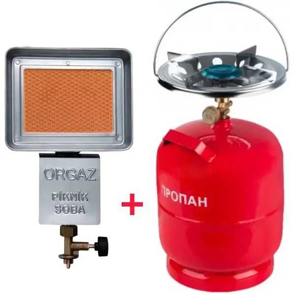 Балон 3л 5л 8л 10л 12л Обогреватель Газовый Печь Печка Шланг Редуктор