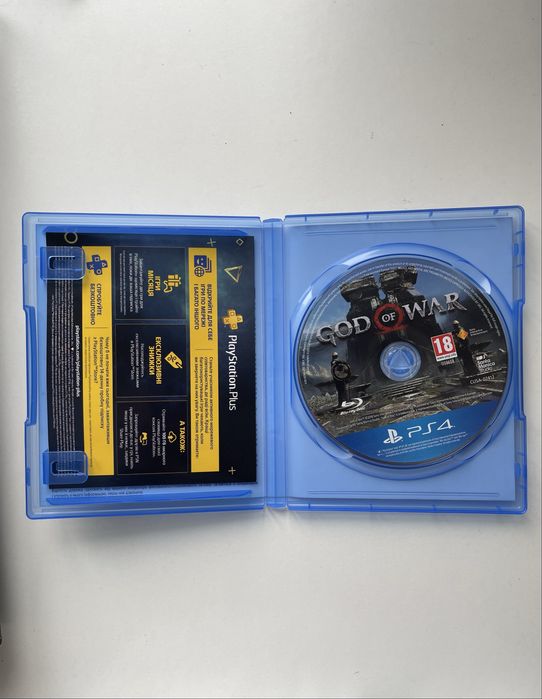 God of War диск на ps4