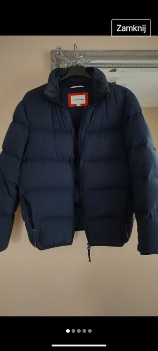 Puchowa kurtka Lacoste