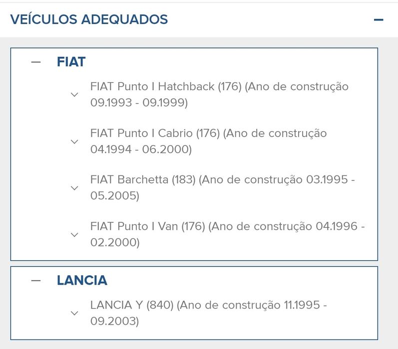 Filtro de habitáculo: Fiat Punto I, Lancia Y, Fiat Barchetta