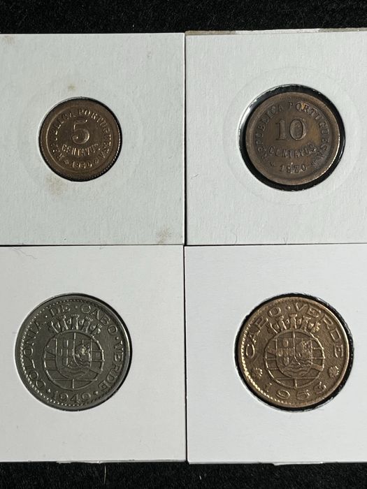 Ex-colónia Rep Portuguesa - Set Moedas Cabo Verde