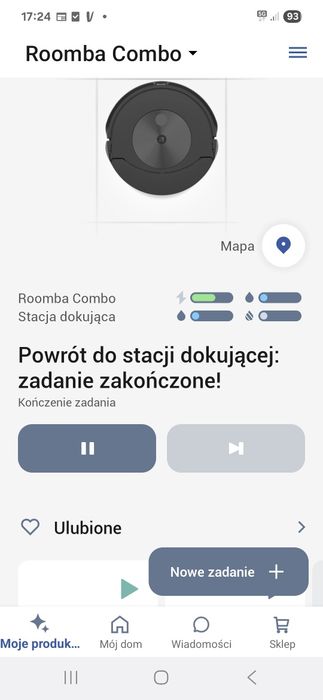 Odkurzacz irobot roomba combo 10 max+stacja dokująca auto wash