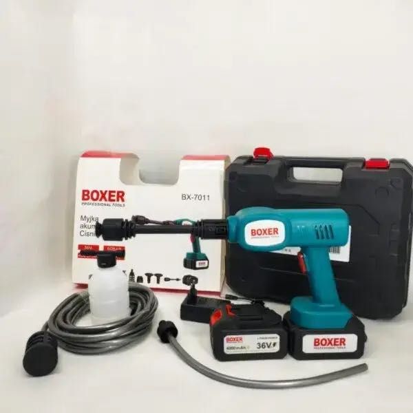 Мийка автомобільна високого тиску акумуляторна BX-7011 Boxer З 2 АКБ 36 Вольт 4000 mAh