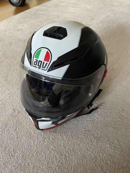 Capacete AGV com kit PACKTALK CARDO BOLD