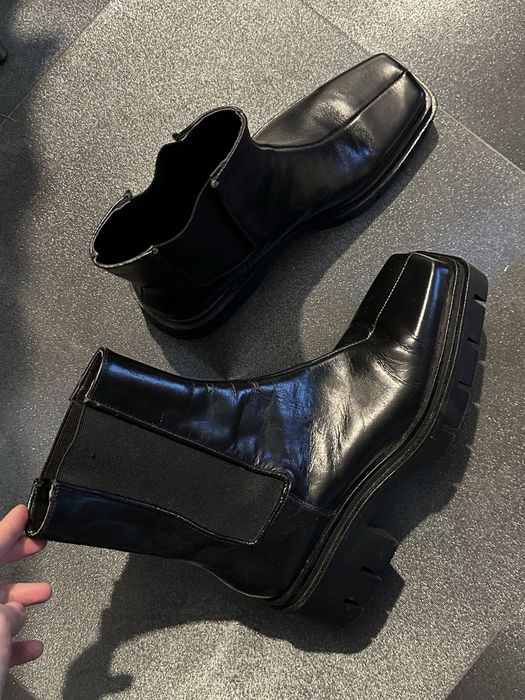 Zara шкіряні челсі, ботинки