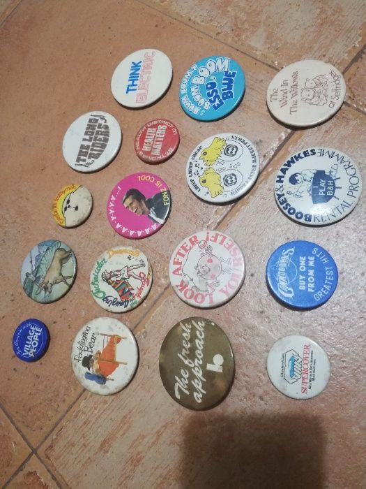 Lote de Crachás Vintage