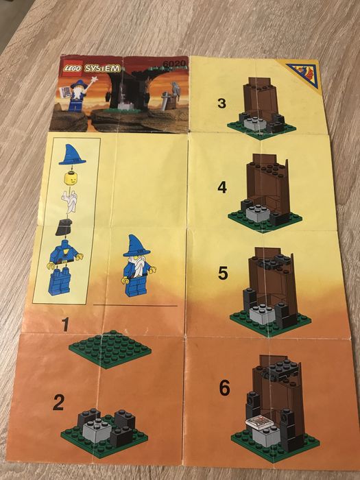 LEGO 6020 Castle - Sekretne laboratorium instrukcja