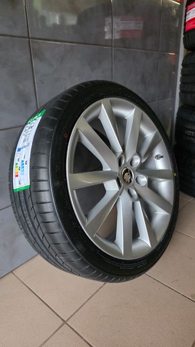 Felgi 18” 5x112 + nowe opony 2026r.  Skoda Octavia Volkswagen Golf Seat Leon