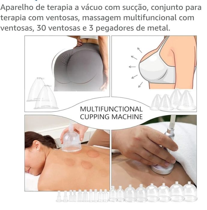 Aparelho de terapia a vácuo com sucção, conjunto para terapia