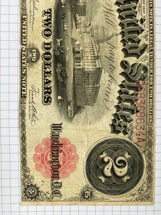 2 dolary, 1917. Stany Zjednoczone Ameryki (USA )