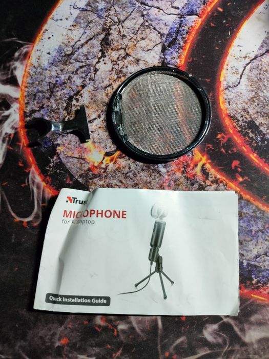 Mikrofon Trust Madell 21672 Przewodowy Pojemnościowy Czarny