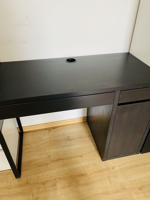 Biurko czarne z IKEA