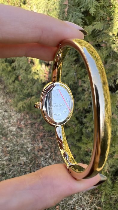 Годинник Cartier baignoire , burker золотий овальний