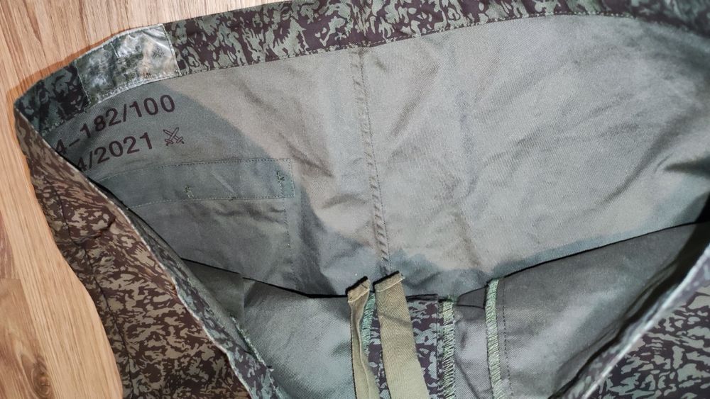 Czechy Spodnie Wojskowe Czeskie pas112cm