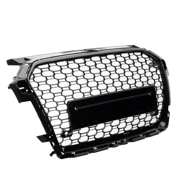 Grelha frontal AUDI A1 8x 2015-2018 RS1 look em preto piano brilhante em plástico ABS