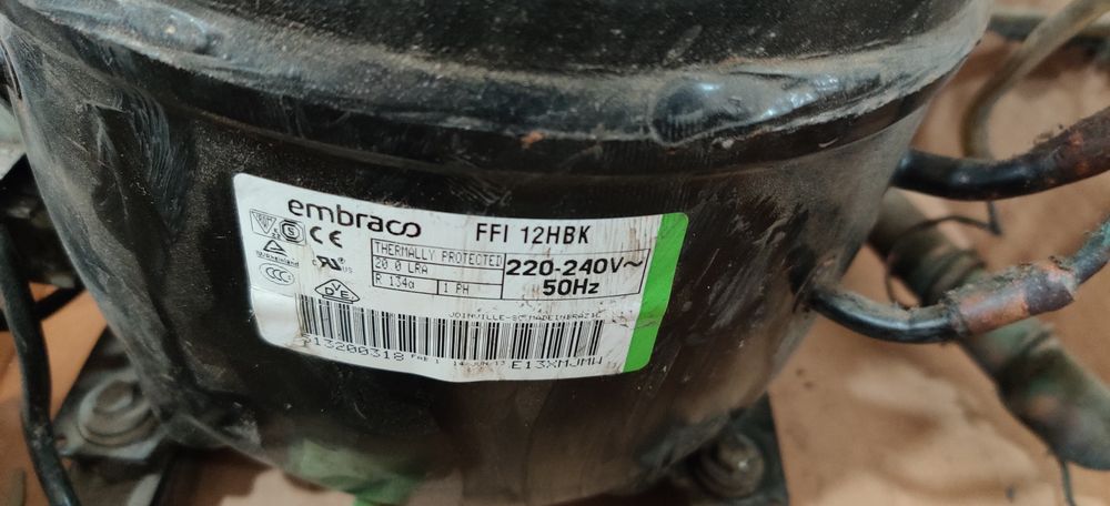 Motor/compressor da arca horizontal