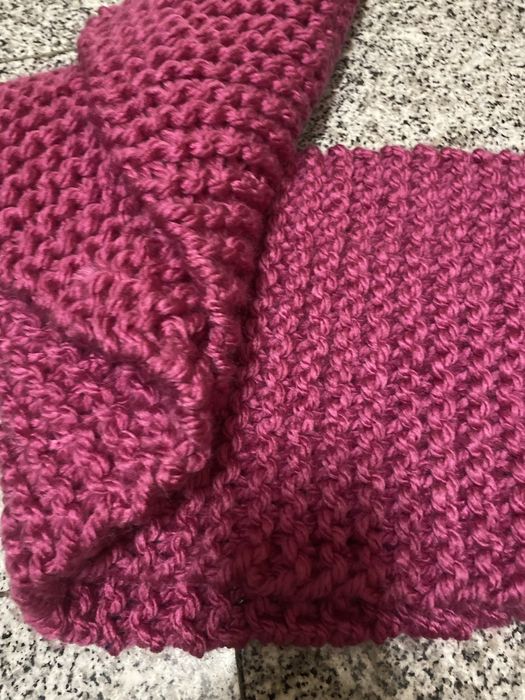 Cachecol feito á mão