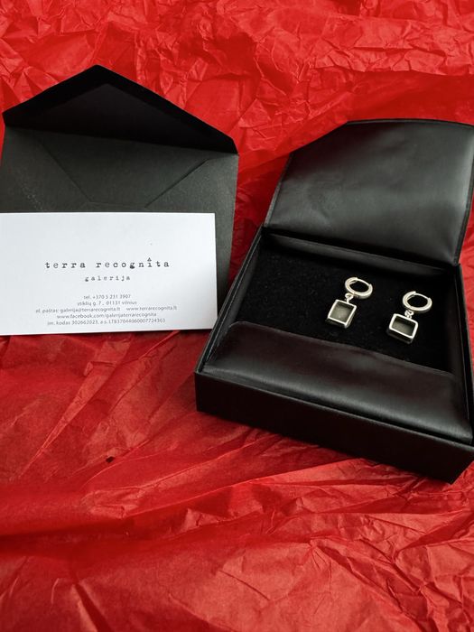 Срібні сережки