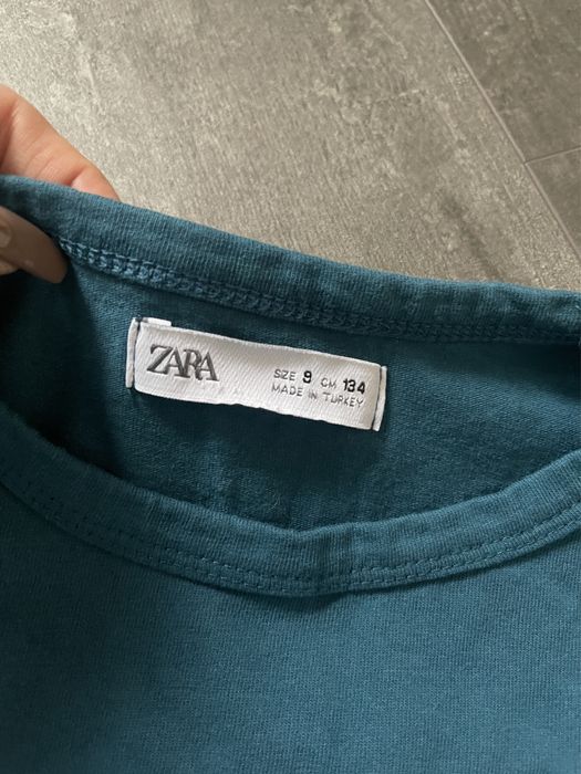 Bawełniana Bluzka na długi rękaw dla chłopca Zara rozmiar 134 cm