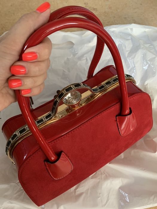 Замшевая сумочка