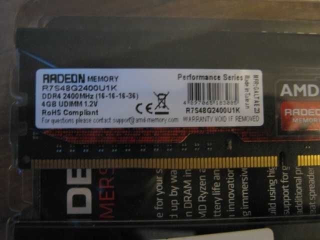 Память DDR AMD DDR4 8Gb 2400MHz Radeon R7 (2x4GB)