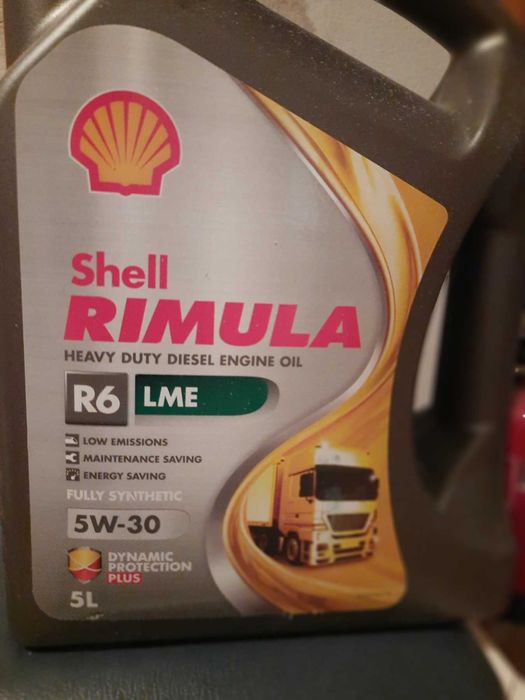 Олива моторна Shell Rimula R6 LME 5л