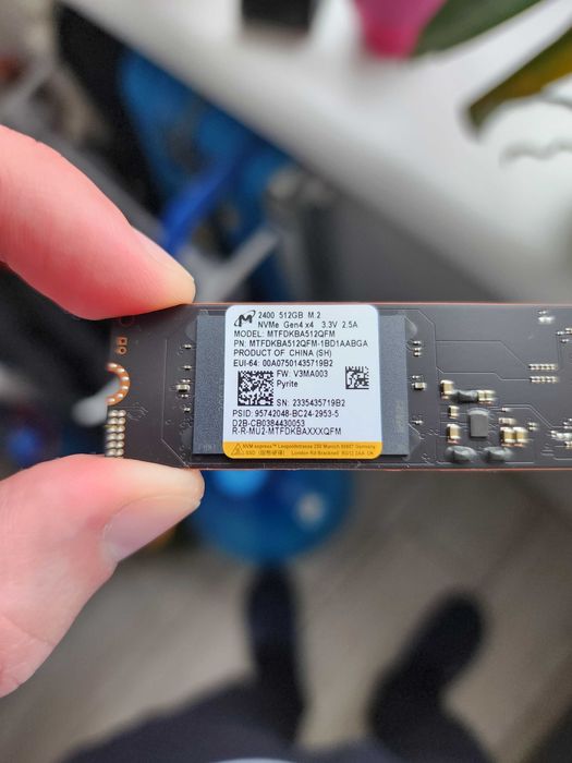 Накопичувач SSD Micron 2400 512Gb NVMe M.2 Gen4x4 (MTFDKBA512QFM)