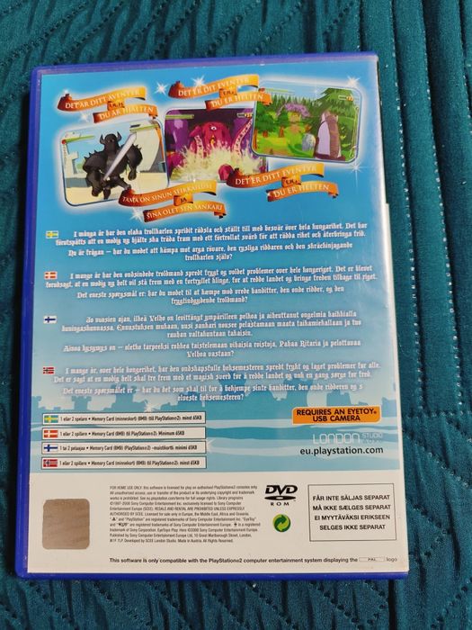 Sprzedam grę na konsole PS2 EYE TOY Play HERO wersja pudełkowa okazja