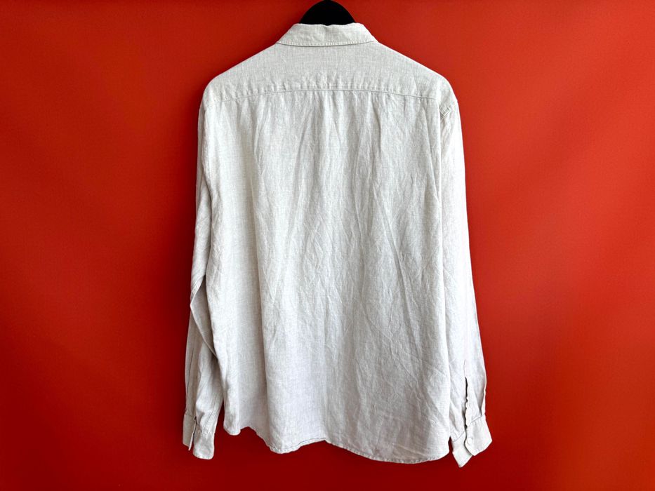 ARKET LINEN оригінал чоловіча лляна рубашка сорочка розмір XL