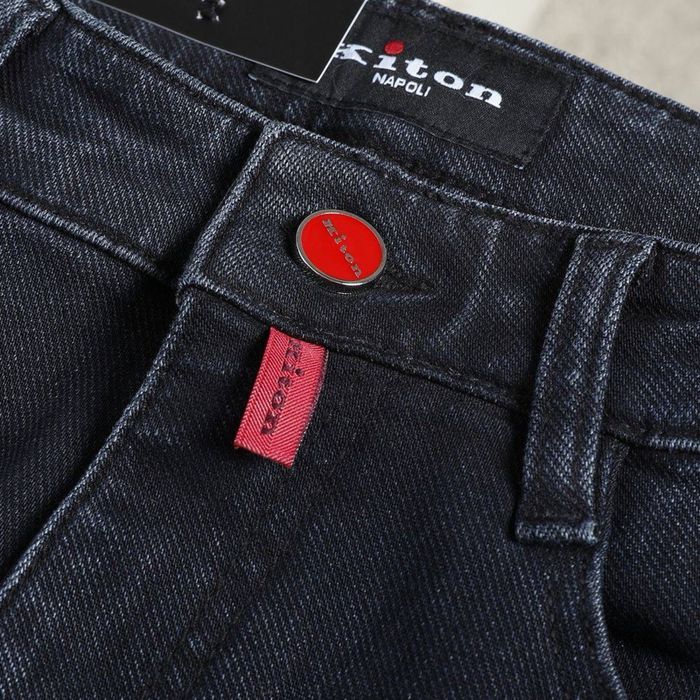 Джинси Kiton чорні чоловічі нові мужские черные брюки штаны
