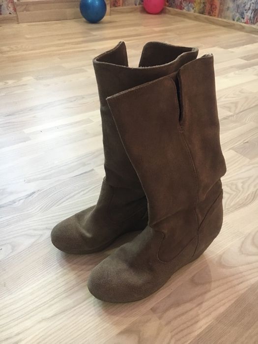 Кожаные сапоги внутри и снаружи