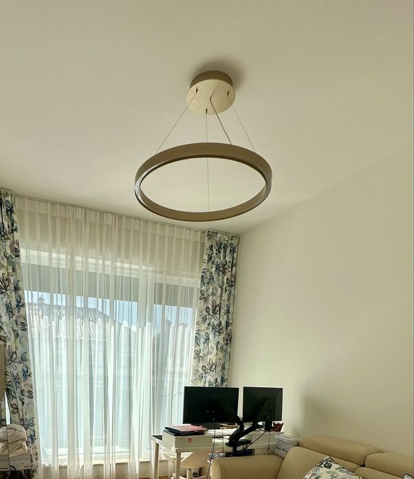 Lampa wiszaca Cleoni Alfredo zlota 81 cm