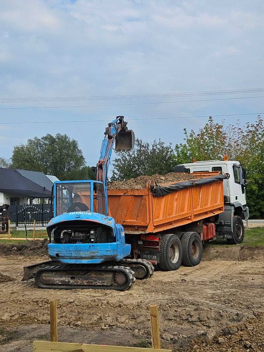Usługi koparką, koparko-ładowarką - wywrotka