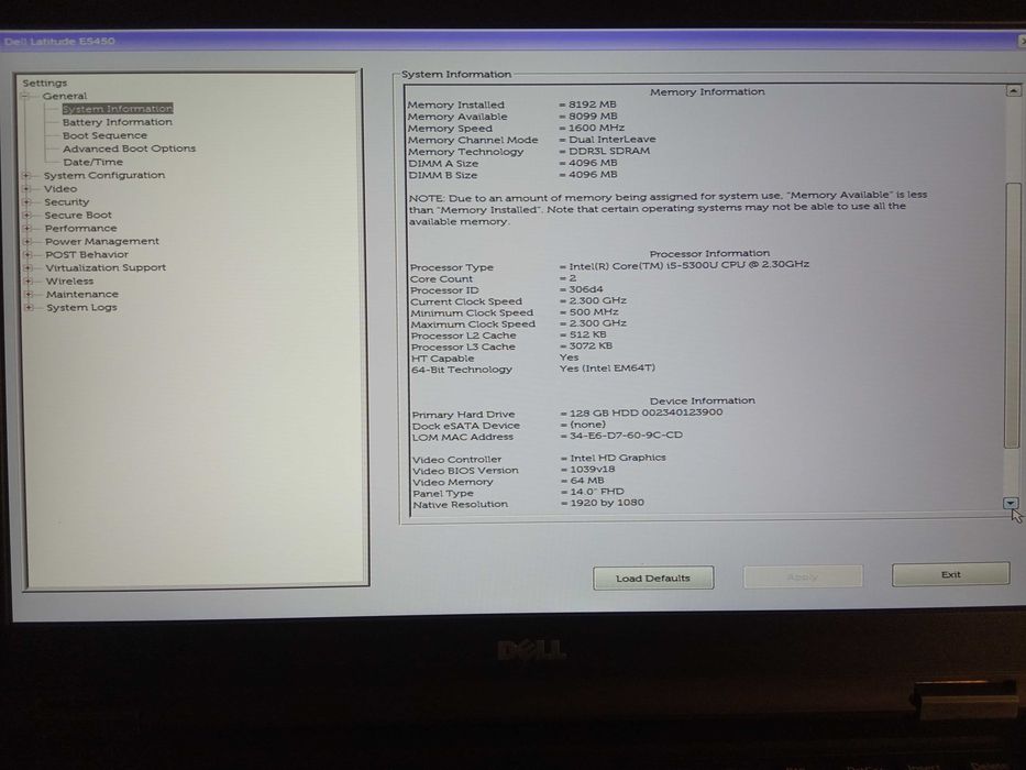 Laptop ultrabook Dell i5 SSD 8GB bateria 3h zasilacz Dell Win