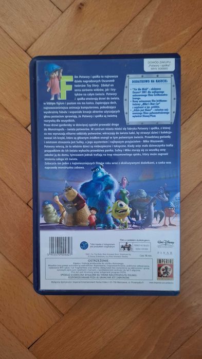 Kaseta VHS - Potwory i spółka