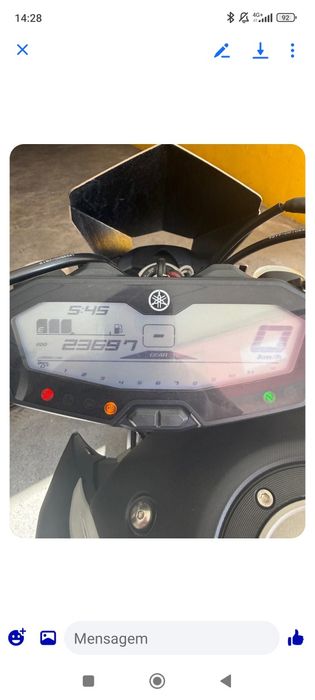 Moto Yamaha MT07