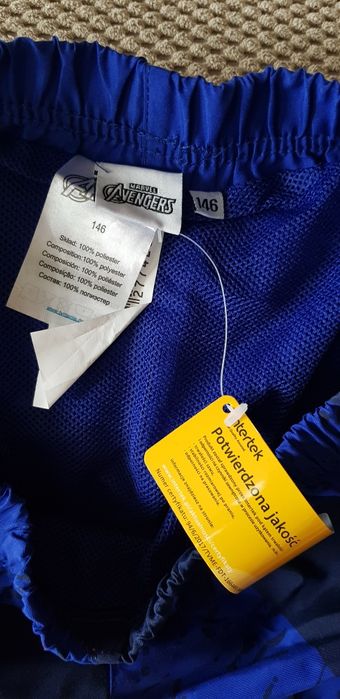 Spodenki chłopięce nowe Avengers r. 146