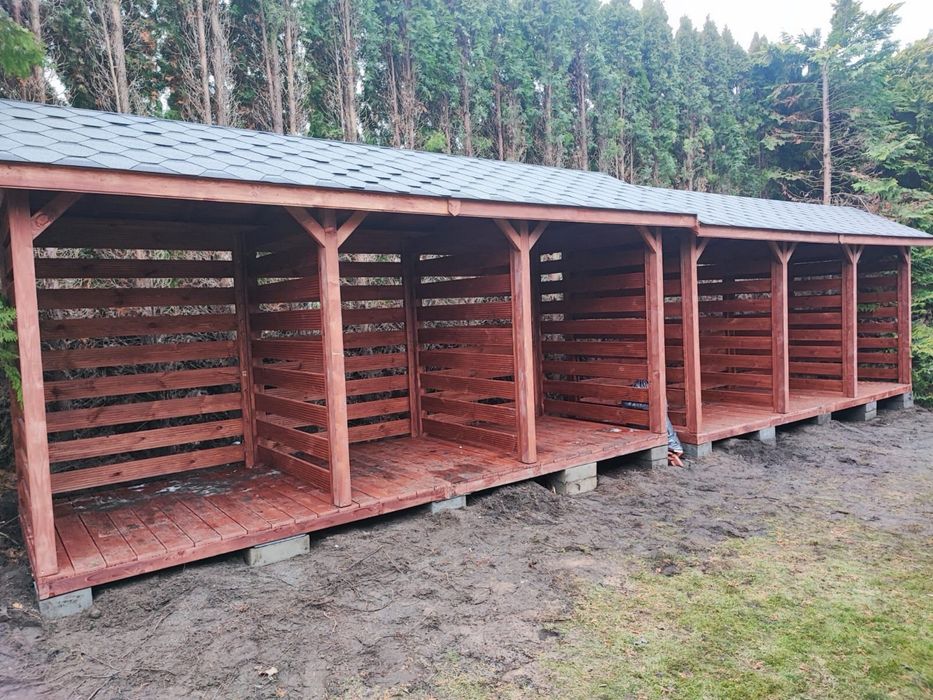 Altana wiata tarasy meble ogrodowe domki narzedziowe. TimberAltDesign